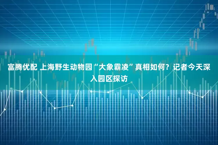 富腾优配 上海野生动物园“大象霸凌”真相如何？记者今天深入园区探访